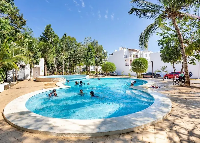 Casa de férias Casa Playa 3bed 4bath - En Residencial Con Piscina *